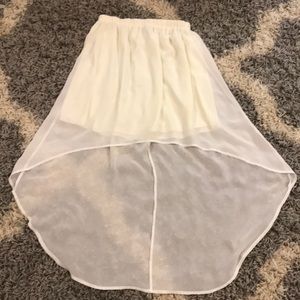Hi low skirt